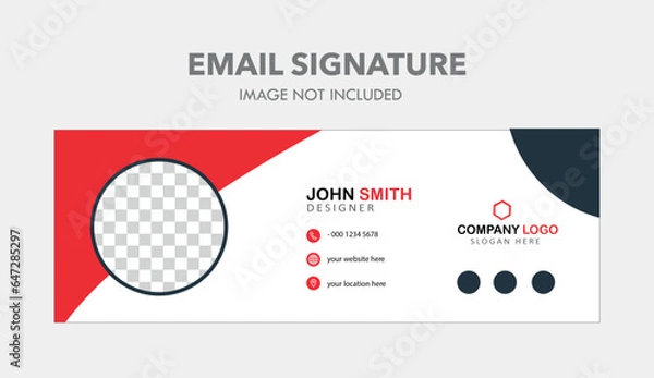 Obraz email signature design