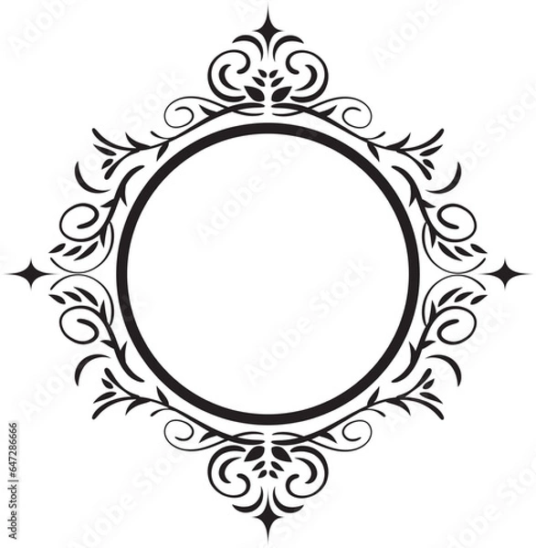 Fototapeta Decorative Circle Frame