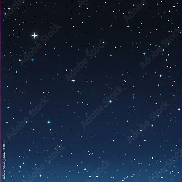 Obraz starry night sky