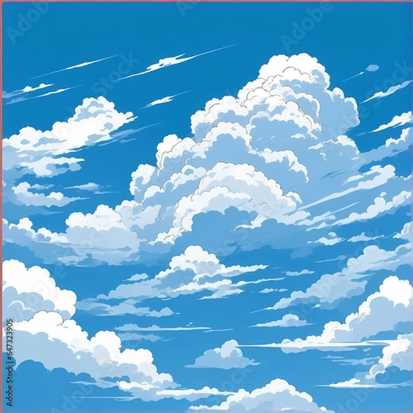 Obraz clouds in the sky