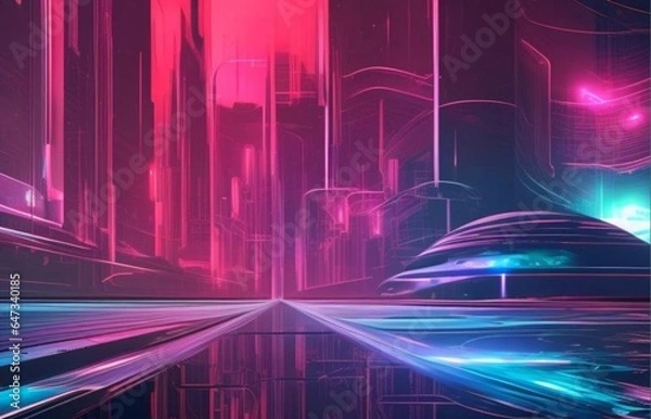 Obraz background with city