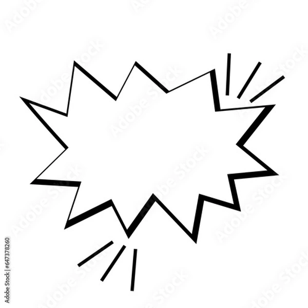 Obraz Chat Comic Balloon