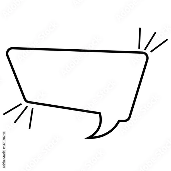 Obraz Chat Comic Balloon