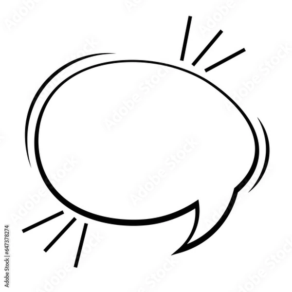 Obraz Chat Comic Balloon