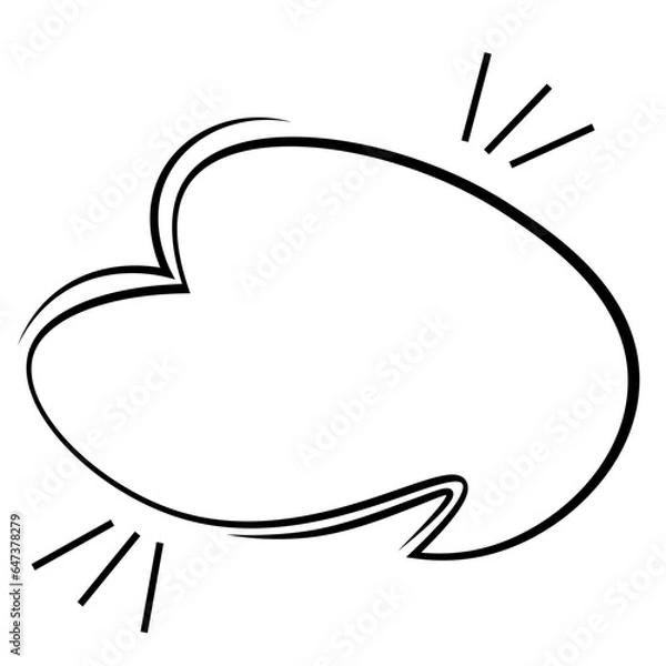 Obraz Chat Comic Balloon