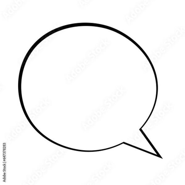 Obraz Chat Comic Balloon