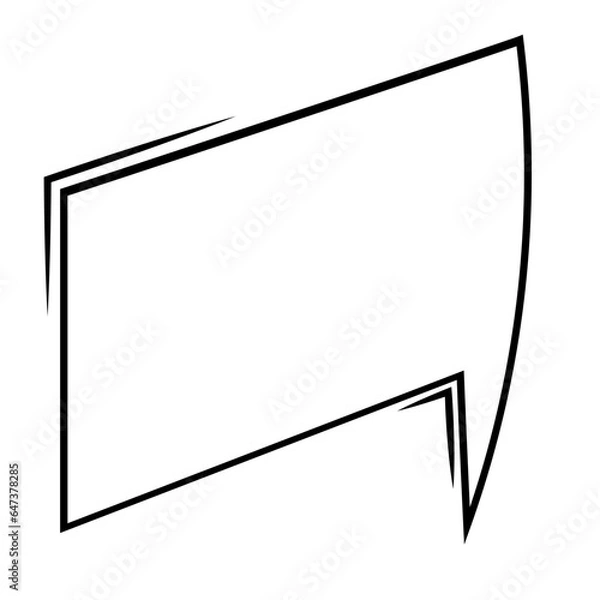 Obraz Chat Comic Balloon