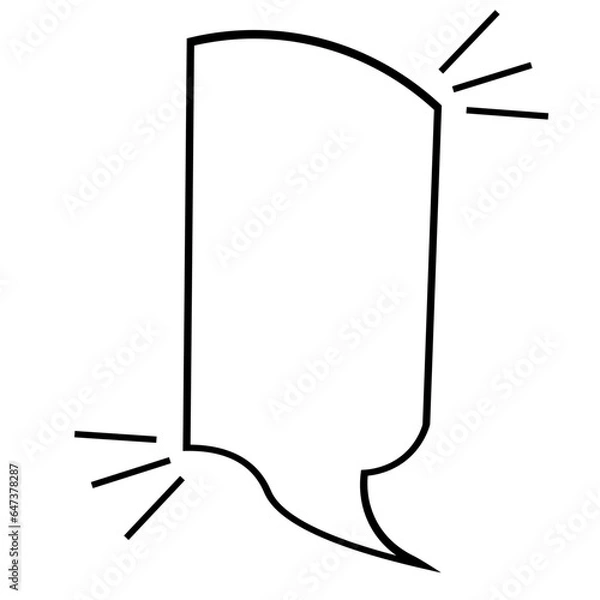 Obraz Chat Comic Balloon