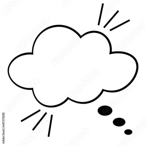 Obraz Chat Comic Balloon