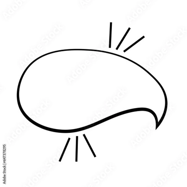 Obraz Chat Comic Balloon