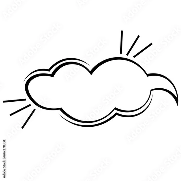 Obraz Chat Comic Balloon