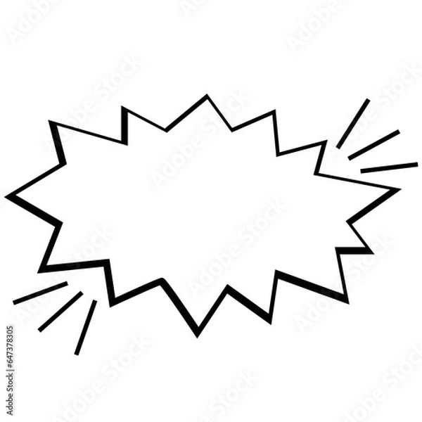 Obraz Chat Comic Balloon