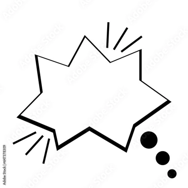 Obraz Chat Comic Balloon