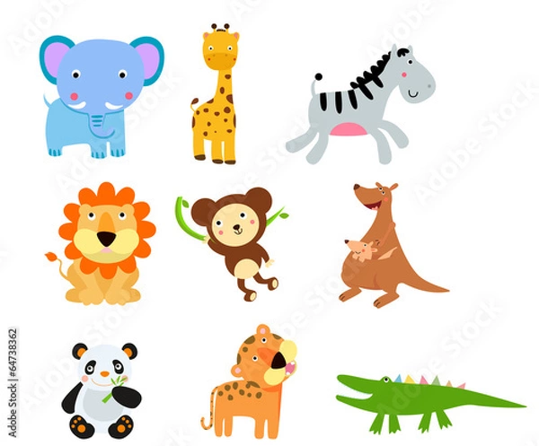 Obraz Animals set