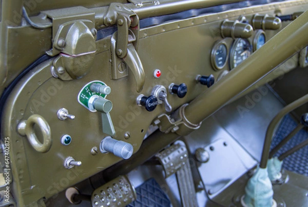 Obraz Intérieur Jeep