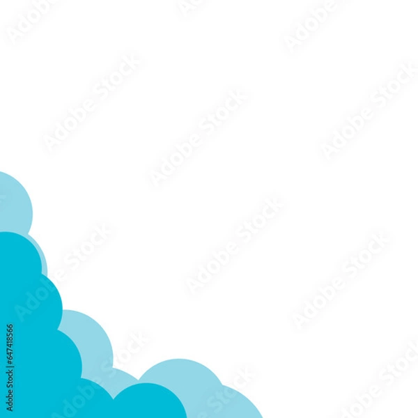 Fototapeta Cloud cute corner