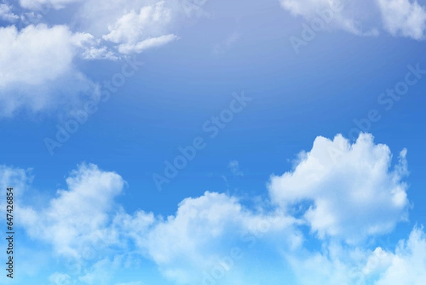 Fototapeta blue sky with clouds