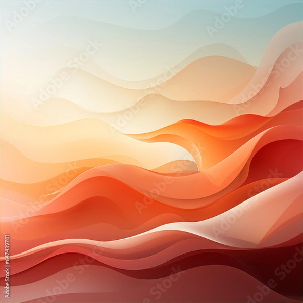 Obraz abstract background with waves, this design was generated by an artificial intelligence	