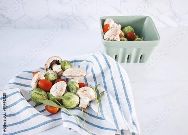 Obraz salad with cheese