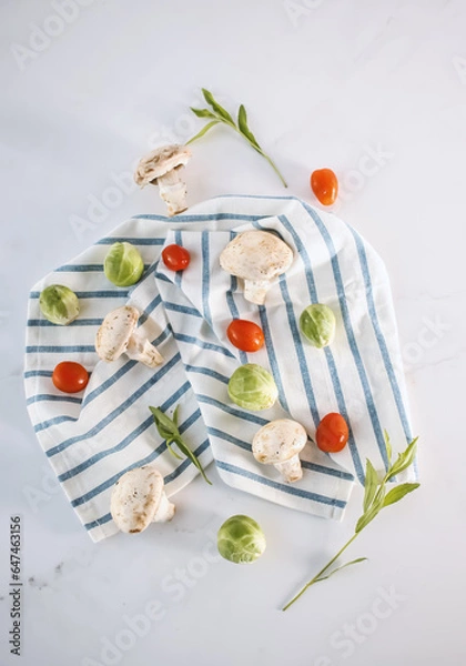 Obraz vegetables on a plate