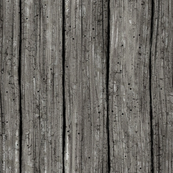 Obraz Old Gray Wood Seamless Tiling Texture