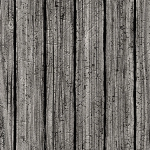Obraz Distressed Gray Wood Seamless Tiling Texture