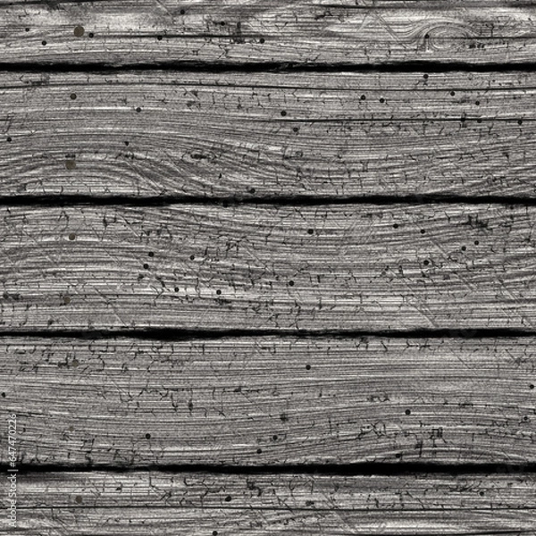 Obraz Rough Gray Wood Seamless Tiling Texture