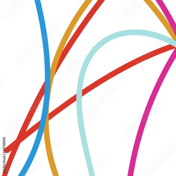 Obraz Colourful Abstract Lines Background 