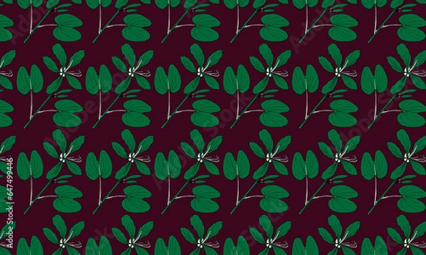 Fototapeta Vector pattern design unique and creative cloth pattern design floral pattern design