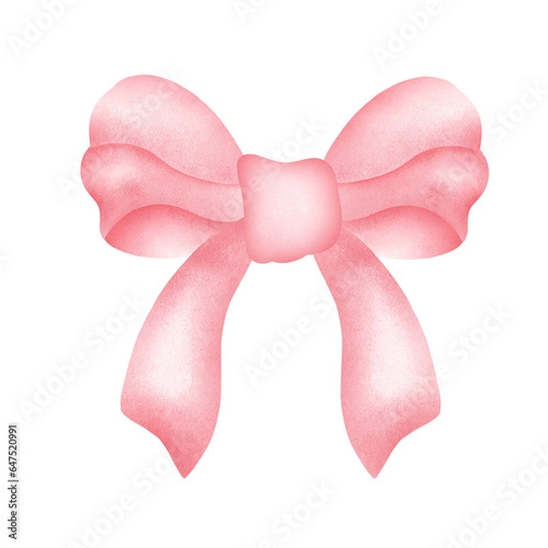 Obraz pink ribbon bow