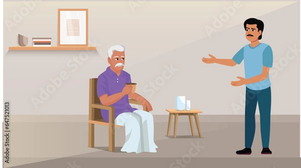 Obraz Indians character design