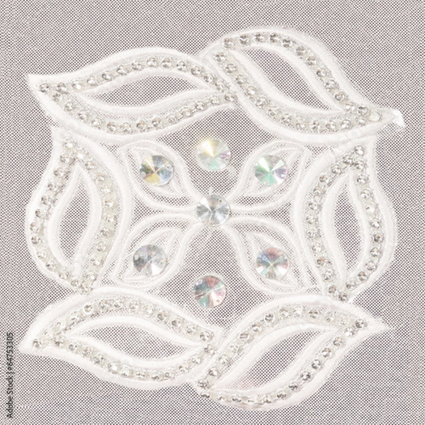 Obraz ornamental hand embroidery