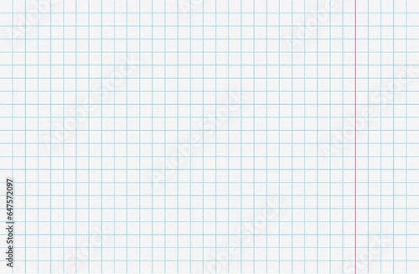 Fototapeta Vector background page notebook 