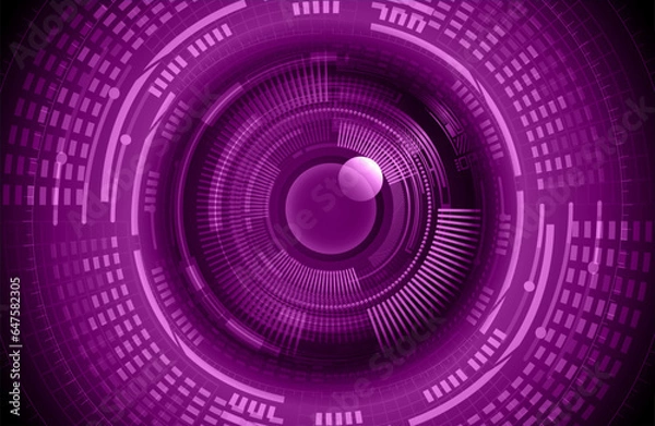 Fototapeta eye cyber circuit future technology concept background