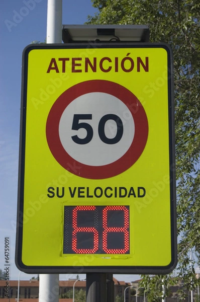 Obraz Exceso de velocidad