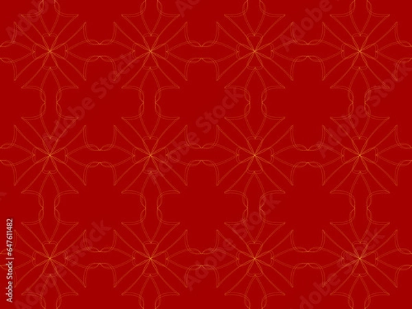 Obraz seamless pattern with snowflakes