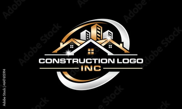 Obraz construction logo design	