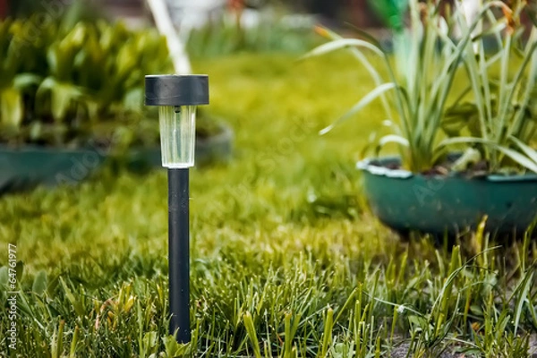 Fototapeta night illumination paths