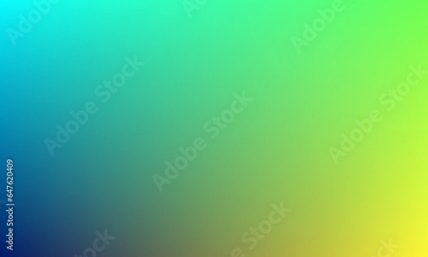 Obraz simple gradient background design in blue and green colors