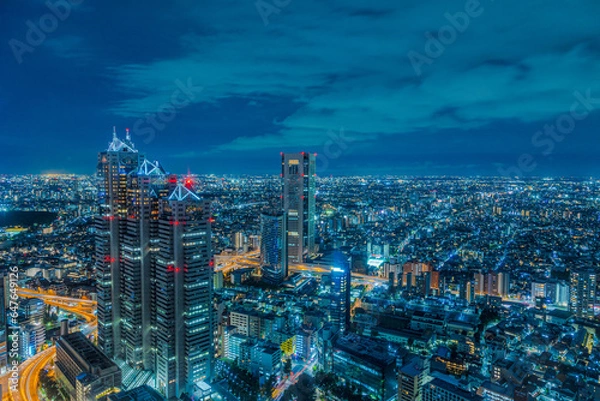 Obraz 東京の夜景