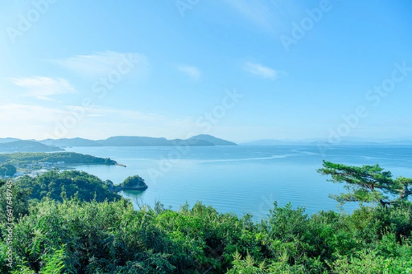 Fototapeta 小豆島から見る瀬戸内海