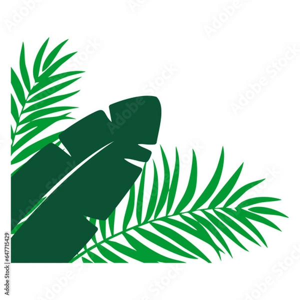 Obraz Palm Leaf Corner