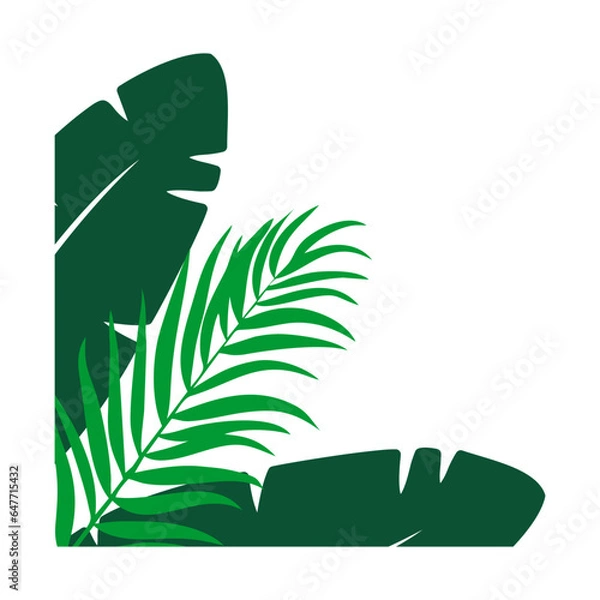Obraz Palm Leaf Corner