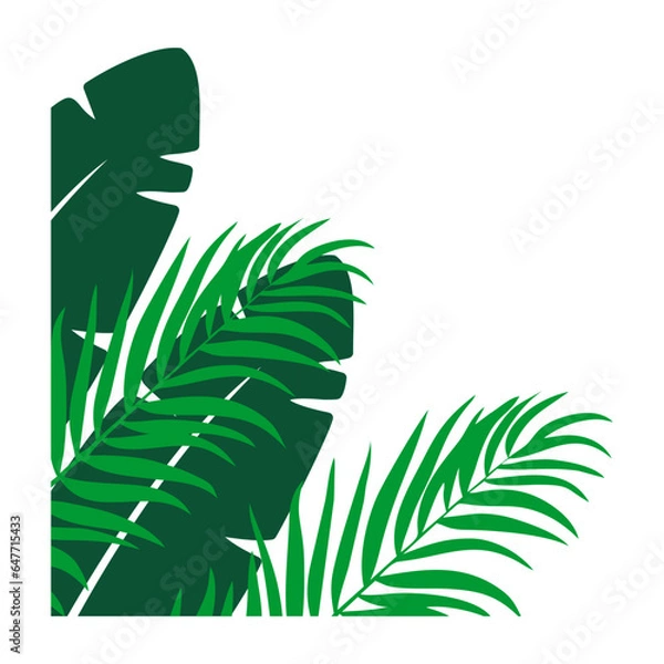 Obraz Palm Leaf Corner