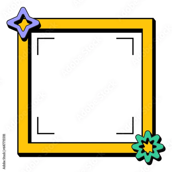 Obraz Retro Abstract Qr Frame