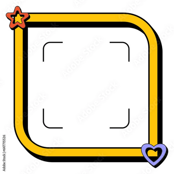 Obraz Retro Abstract Qr Frame