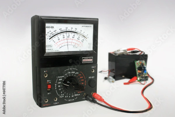 Fototapeta Multimetr i elektronika