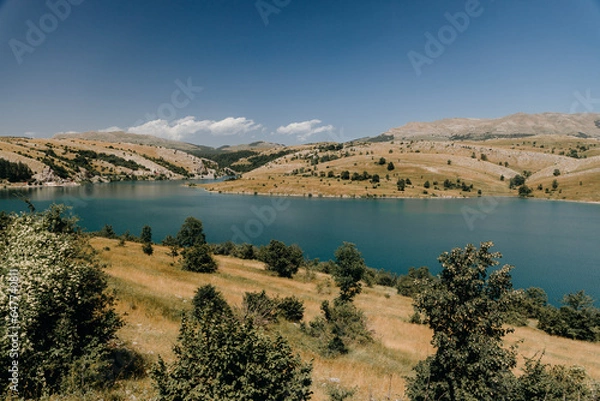 Obraz lake and mountains