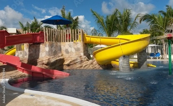 Obraz parque acuatico infantil