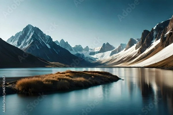 Obraz lake in the mountains